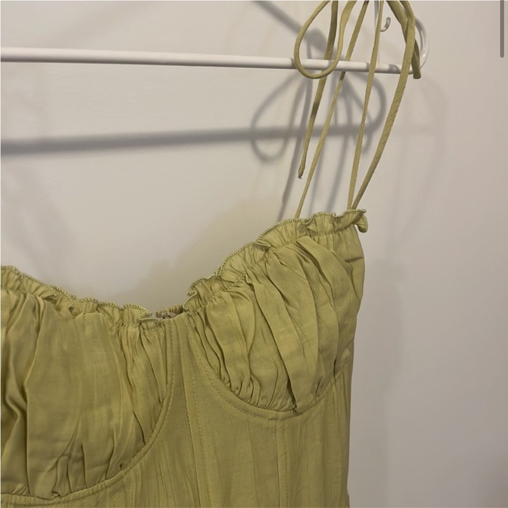 Trendy Olive URBAN OUTFITTERS Midi Sundress ☀️ - Picture 4 of 5